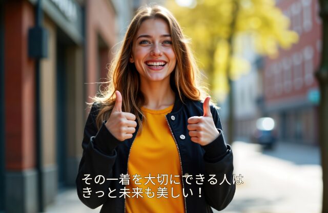 1着を長く美しく