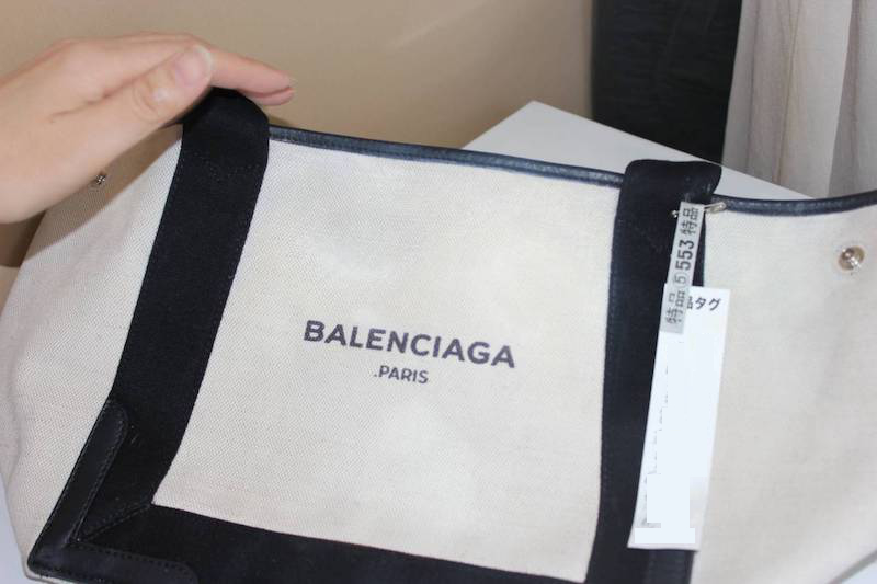 バレンシアガ キャンバスバッグの染め直し