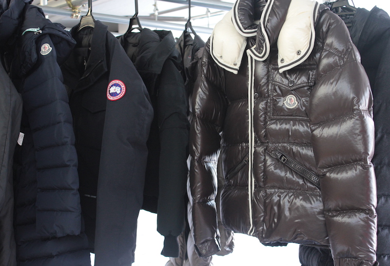 乾燥中のブランドダウン