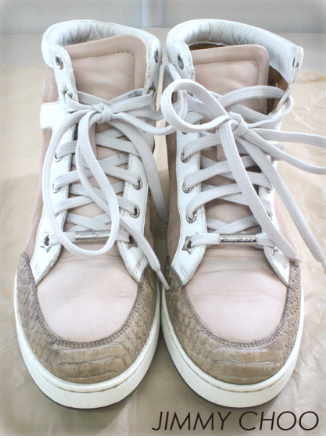 ジミーチュウのスニーカー(クリーニング後)