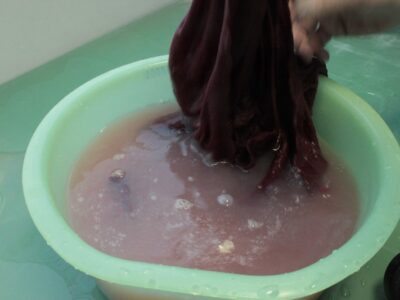 色落ちが激しいニット