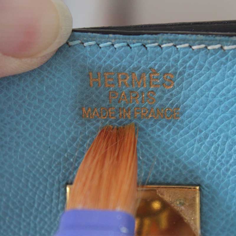 エルメスのリカラー作業