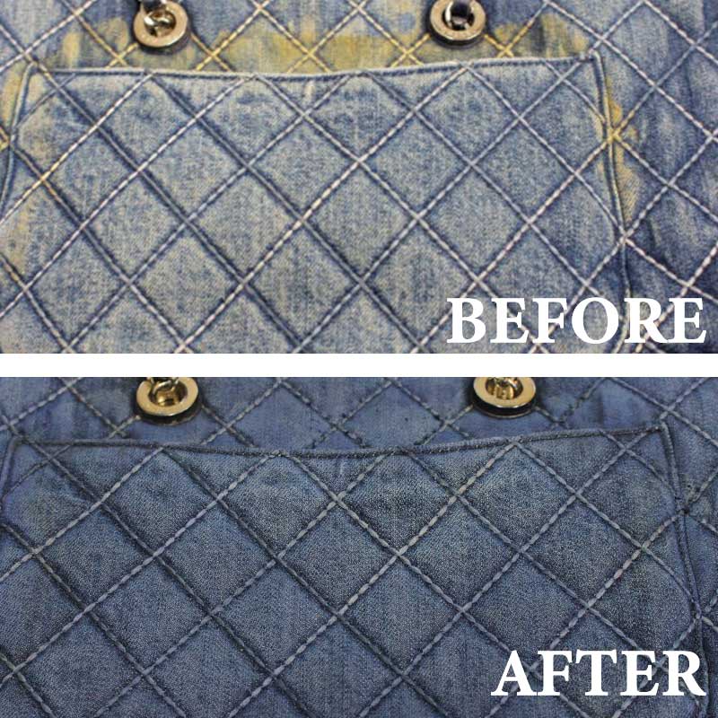 デニムマトラッセの漂白