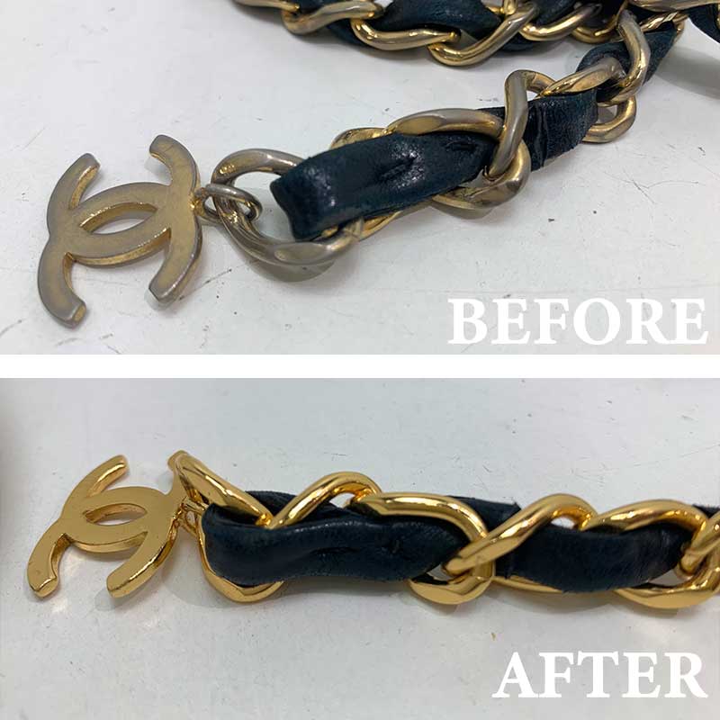 金具の輝きを取り戻したショルダー