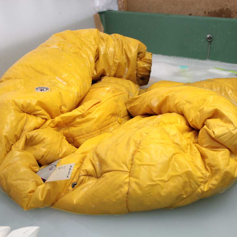 モンクレール 水洗い アクア洗浄