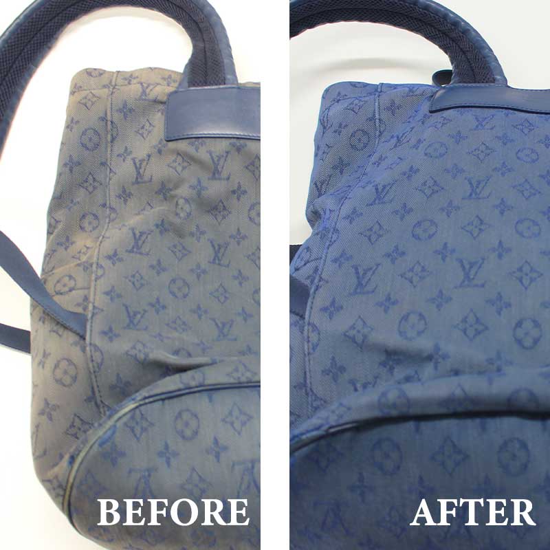 布リュックバッグ染色事例